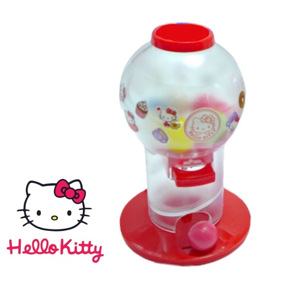 Hello Kitty Mini Gumball Machine Sweet Dreams Gum Balls - Picture 1 of 8